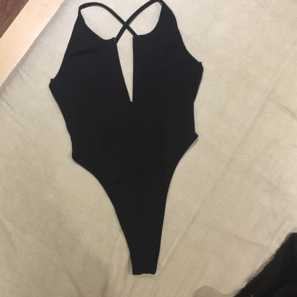 Tops - Deep V Bodysuit
